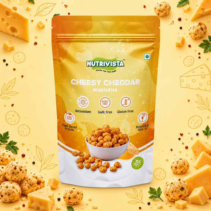 Cheesy Cheddar Makhana